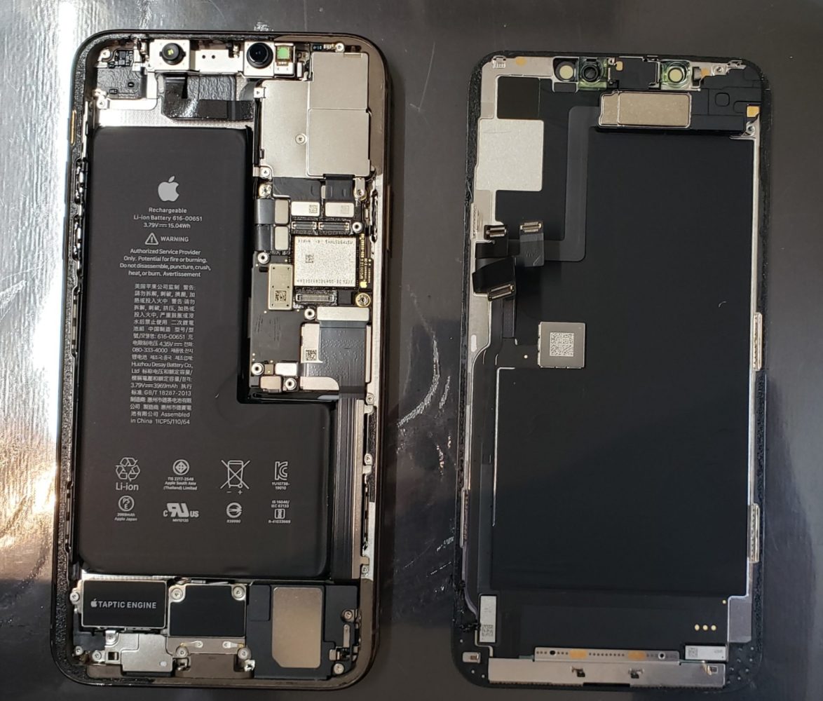 iPhone11ProMaxパネル交換修理