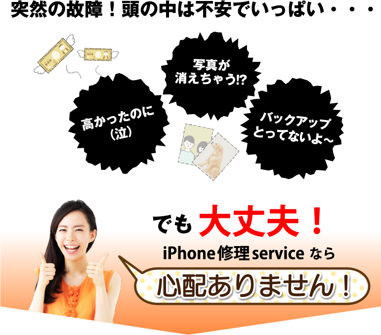 iPhone修理　太田飯塚店