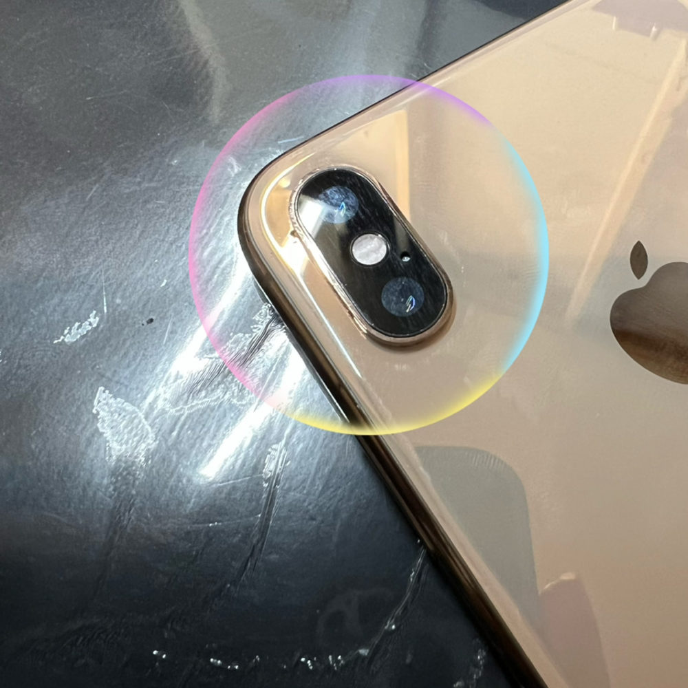 iPhoneXS  碎屏 后摄像头玻璃维修
