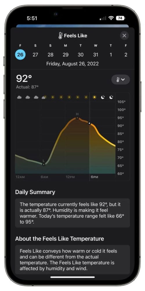iPhone   自带天气软件新变化